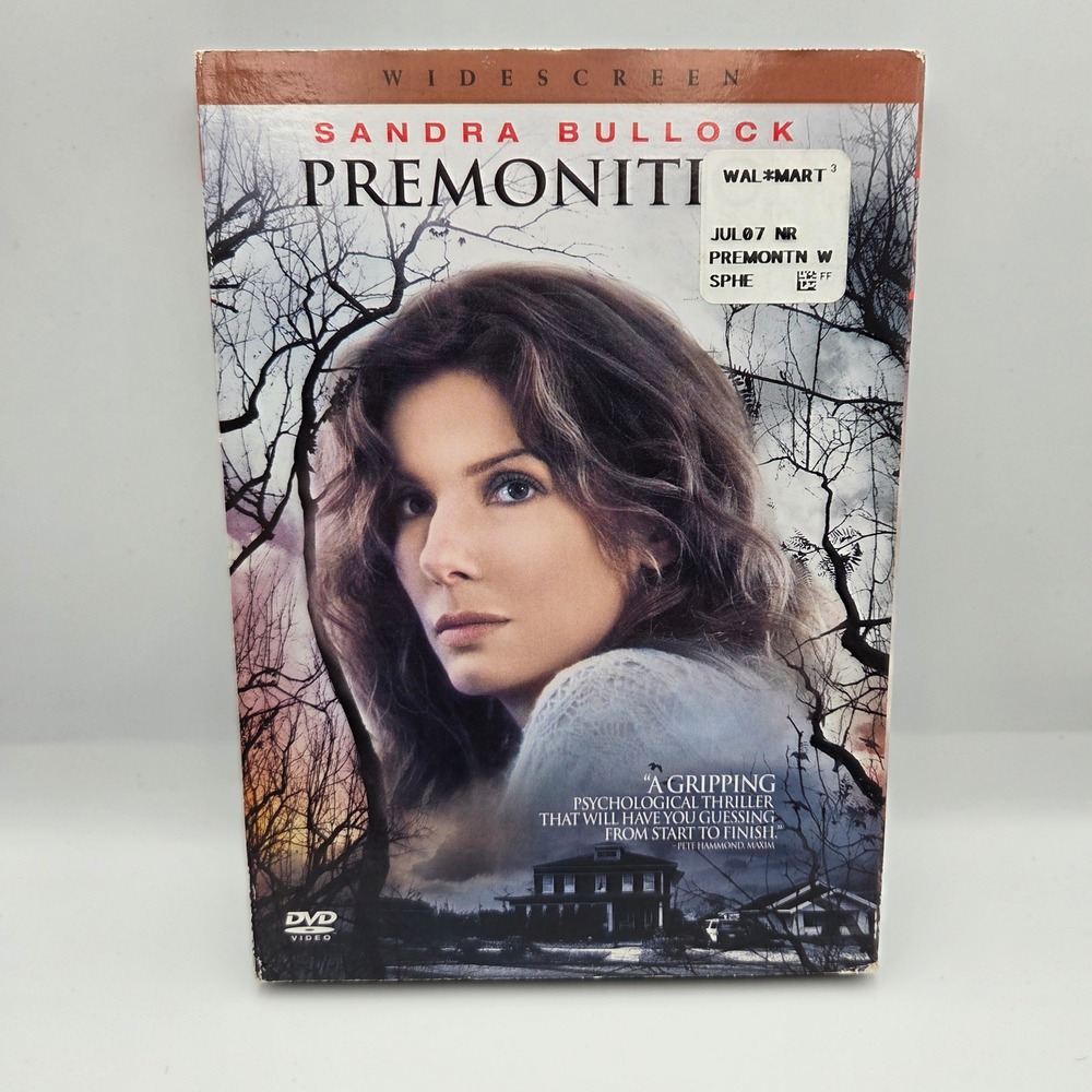 Premonition DVD Sandra Bullock Psychological Thriller Widescreen 2007 Movie